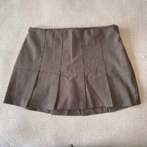 Pleated plaid mini skirt from Abercrombie & Fitch — NWT